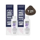 Kit Alfaparf Evolution Of The Color 7.21 Louro Médio Irisé Cinza 60ml + OX 20V 90ml - 2 Unidades Kit Alfaparf Evolution Of The Color 7.21 Louro Médio Irisé Cinza 60ml + OX 20V 90ml - 2 Unidades