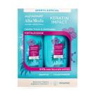 Kit Alfaparf Keratin Impact Fortalecedor Shampoo+Condicionador 300ml