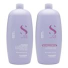 Kit Alfaparf Professional Semi Di Lino Smooth Smoothing - Shampoo & Condicionador 1 Litro Kit Alfaparf Professional Semi Di Lino Smooth Smoothing - Shampoo & Condicionador 1 Litro