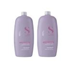 Kit Alfaparf SDL Smooth Smoothing Shampoo + Condicionador 1000L