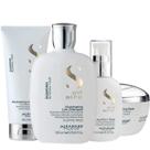 Kit Alfaparf Semi Di Lino Diamond Brilho e Maciez com Shampoo Máscara Condicionador e Fluido