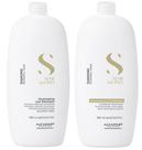 Kit alfaparf semi di lino diamond condicionador shampoo