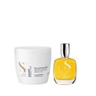 Kit Alfaparf Semi Di Lino Diamond - Máscara 500ml + Cristalli 50ml Kit Alfaparf Semi Di Lino Diamond - Máscara 500ml + Cristalli 50ml