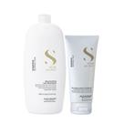 Kit Alfaparf Semi Di Lino Diamond - Shampoo 1L + Leave in 200ml