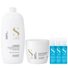 Kit Alfaparf Semi Di Lino Diamond - Shampoo 1L + Máscara 500ml + 3x Ampola 13ml Kit Alfaparf Semi Di Lino Diamond - Shampoo 1L + Máscara 500ml + 3x Ampola 13ml