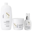 Kit Alfaparf Semi Di Lino Diamond - Shampoo 1L + Máscara 500ml + Fluído 125ml Kit Alfaparf Semi Di Lino Diamond - Shampoo 1L + Máscara 500ml + Fluído 125ml