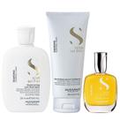 Kit Alfaparf Semi Di Lino Diamond - Shampoo 250ml + Leave in 200ml + Cristalli 50ml Kit Alfaparf Semi Di Lino Diamond - Shampoo 250ml + Leave in 200ml + Cristalli 50ml