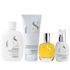 Kit Alfaparf Semi Di Lino Diamond - Shampoo 250ml + Leave in 200ml + Fluido 125ml + Cristalli 50ml Kit Alfaparf Semi Di Lino Diamond - Shampoo 250ml + Leave in 200ml + Fluido 125ml + Cristalli 50ml