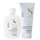 Kit Alfaparf Semi Di Lino Diamond - Shampoo 250ml + Leave in 200ml