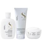 Kit Alfaparf Semi Di Lino Diamond - Shampoo 250ml + Máscara 200ml + Leave in 200ml Kit Alfaparf Semi Di Lino Diamond - Shampoo 250ml + Máscara 200ml + Leave in 200ml