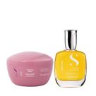 Kit Alfaparf Semi Di Lino Moisture - Máscara 200ml + Cristalli 50ml Kit Alfaparf Semi Di Lino Moisture - Máscara 200ml + Cristalli 50ml