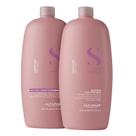 Kit Alfaparf Semi Di Lino Moisture - Shampoo 1L + Leave in Condicionador 1L
