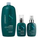 Kit Alfaparf Semi Di Lino Reconstruction - Shampoo 1L + Fluído 125ml + Creme 125ml