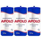 Kit Algodão Hidrófilo Apolo em Rolo 500g C/3 Kit Algodão Hidrófilo Apolo em Rolo 500g C/3