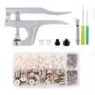 Kit Alicate Aplicador + Estojo 120 Meia Perola Completa Kit Alicate Aplicador + Estojo 120 Meia Perola Completa