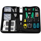 Kit Alicate Crimpador RJ45 RJ11 Profissional Testador Cabo Rede Lan Internet Decapador