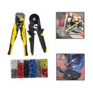 Kit Alicate Desencapador Crimpador Com 1250 Terminais Kit Alicate Desencapador Crimpador Com 1250 Terminais