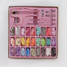Kit Alicate Pressão Prega Botão Fitas Plástico Metal Ilhós Art Mak - Rosa