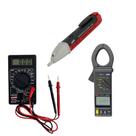 Kit Alicate Wattímetro Multifunções Diodo Continuidade Multímetro Tensão Corrente Hfe Detector Tensão Indicação Visual