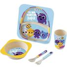 Kit Alimentaçao 5 Peças Oficial Bolofofos Zoop BABY