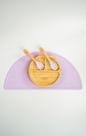 Kit Alimentação Bambu 4 peças Violeta