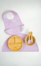 Kit Alimentação Bambu 6 peças Violeta