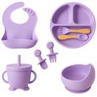 Kit Alimentação Bebê Orion 8 peças Seguro e Antivazamento