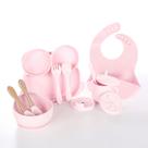 Kit alimentação bebe silicone sapinho 10 pcs