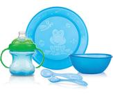 Kit Alimentação com 5 Peças Fun Feeding - Nuby - Nûby Kit Alimentação com 5 Peças Fun Feeding - Nuby - Nûby