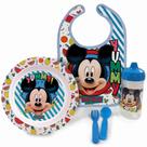 Kit Alimentação Hora da Papinha Mickey BabyGo Kit Alimentação Hora da Papinha Mickey BabyGo