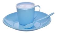 Kit Alimentação Infantil Com 4 Peças BPA Free Resistente