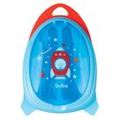 Kit Alimentação Infantil de Foguete Azul com Colher e Garfo