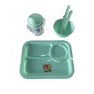 Kit Alimentação Infantil Prato Copo Talher BPA Free Kit Alimentação Infantil Prato Copo Talher BPA Free