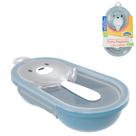 Kit alimentacao / papinha urso azul com pote + colher e tampa hermetica vedacao borracha 240ml Kit alimentacao / papinha urso azul com pote + colher e tampa hermetica vedacao borracha 240ml
