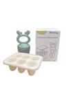 Kit alimentador porta frutinha e forminha de silicone 6m+ primu -
