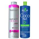 Kit Alisamento Detok Escova Coconut Sem Formol Progressiva Liso