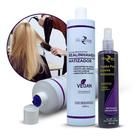 Kit Alisamento Loiro (Realinhamento Capilar Matizador + Fluido Para Escova) MAIRIBEL Kit Alisamento Loiro (Realinhamento Capilar Matizador + Fluido Para Escova) MAIRIBEL
