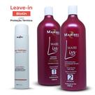 Kit Alisante Mairi Liss Gold (Sem Formol) Mairibel 2 Passos + 1 Creme Finalizador