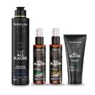 Kit all black masculino barba e cabelo 700gk treeliss