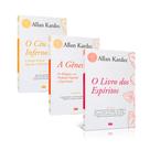 Kit Allan Kardec 03 livros: A Gênese, O Céu e o Inferno e O Livro dos Espíritos