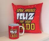 Kit almofada e caneca personalizado