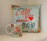 Kit almofada e caneca personalizado