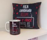Kit almofada e caneca personalizado