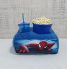 Kit Almofada HOMEM ARANHA Porta Pipoca Acompanha 1 Copo + 1 Balde Para Pipoca