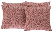 Kit Almofada Jacquard 45X45cm 4 peças com enchimento Estampa 03