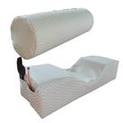 Kit Almofada Para Extensão De Cílios+Rolo Apoio Pernas 50x16