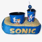 Kit Almofada Pipoca Infantil Do Sonic - Zonacriativa