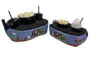 Kit Almofada Porta Pipoca + Almofada Infantil Pipoca Super Mario