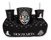 Kit Almofada Porta Pipoca Copos Harry Potter Zona Criativa