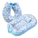 Kit Almofada Travesseiro de Amamentar Com Ninho Redutor de Berço 2 Peças Unissex Enxoval do Bebê